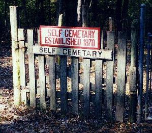 Self Family Cemetery South of Florien, Sabine Parish, LA