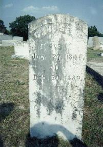 Grave of Chappell B. Self (1846-1889)