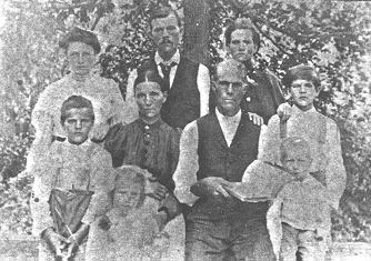 Rev. C. C. (Cicero Carson) Self and family