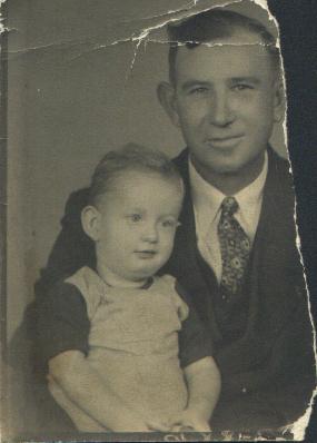 Finnis Self (1908-1977) and son Bruce of Indiana, John Self line