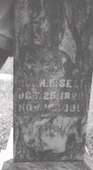 Tombstone of Nathaniel Henderson Self, Sr.