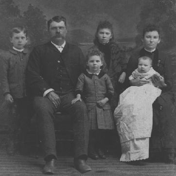 Joseph Nelson Self Family, 1889
